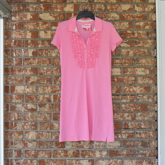 Lilly Pulitzer Dresses & Skirts - Lilly Pulitzer Pink Shirt Dress